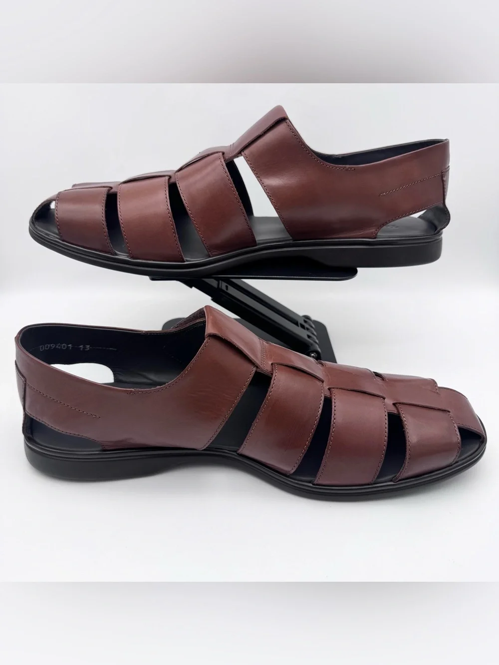 To Boot New York Adam Derrick Fisher Brown Leather Sandals Men's Size 13
